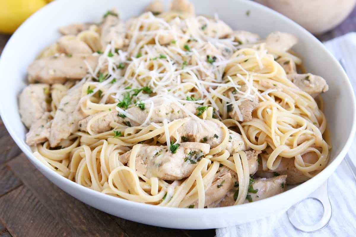 Linguine Pasta Recipe with Chicken