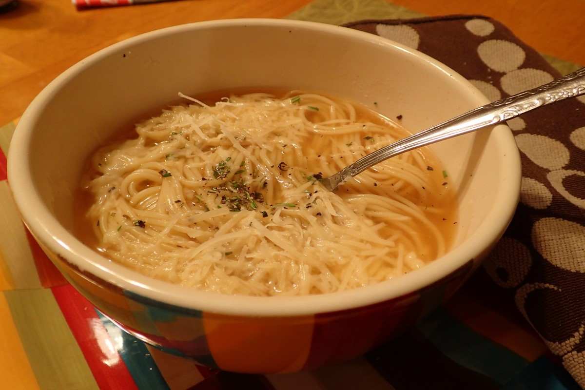 Angel Hair Quick Soup