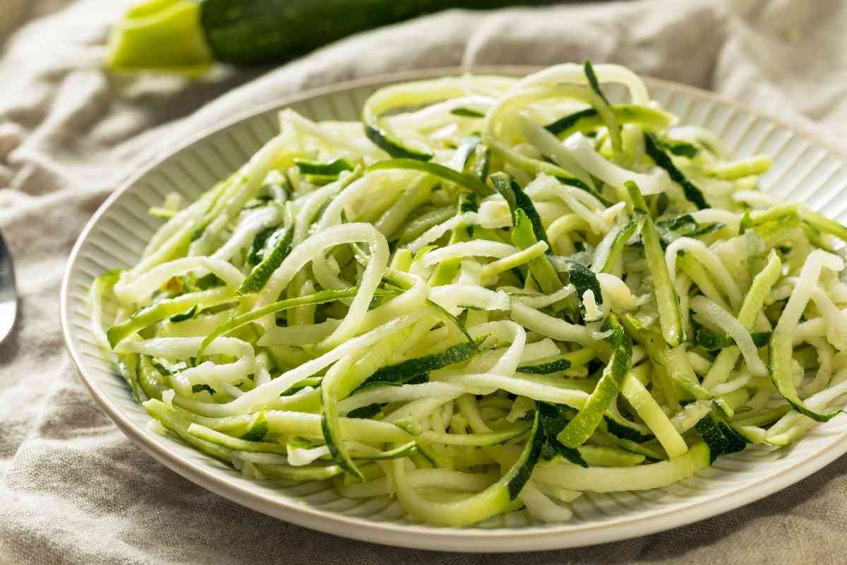 Zucchini Pasta Recipe with Simple Ingredients