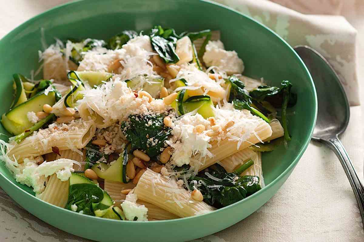 Zucchini Pasta Recipe with Parmesan