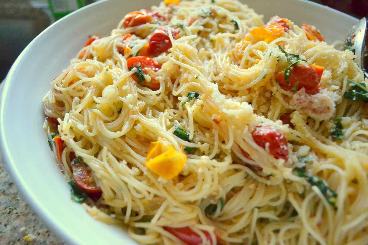 Angel Hair Pasta Recipe with Simple Ingredients