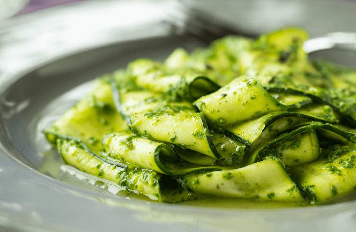 Zucchini Pasta Recipe with Ricotta