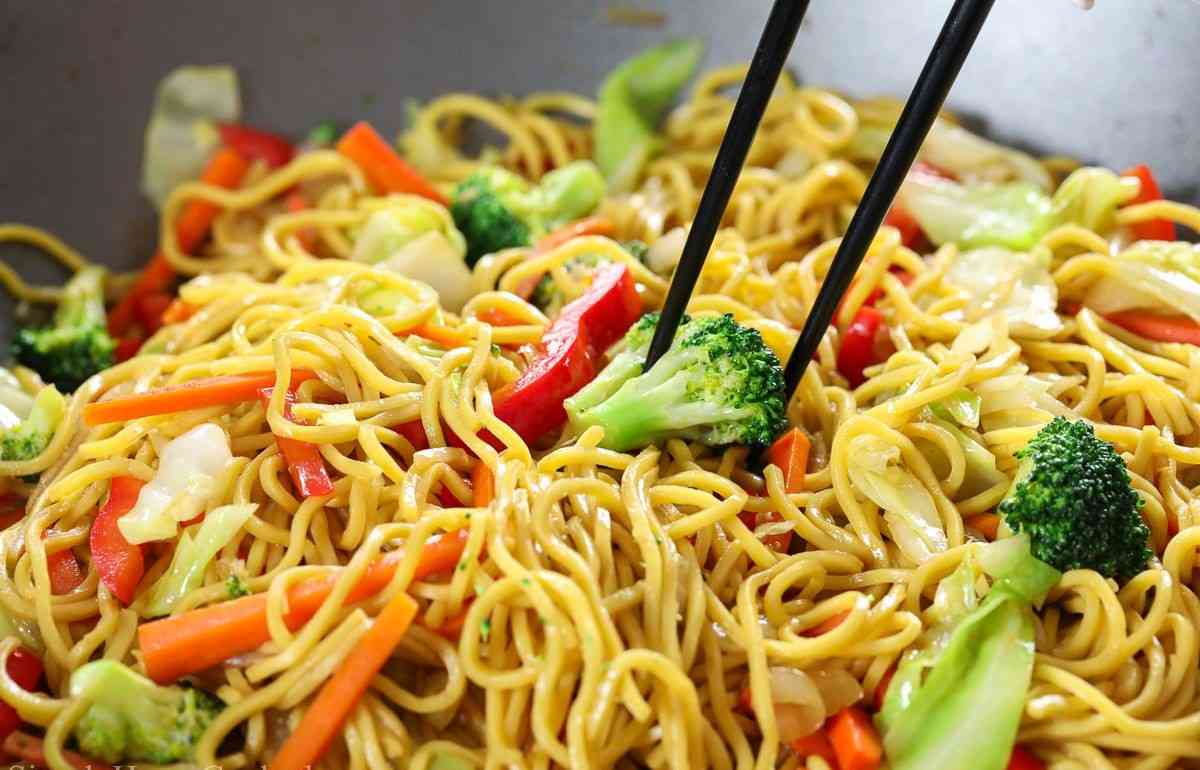 Angel Hair Rice Noodle Stir Fry