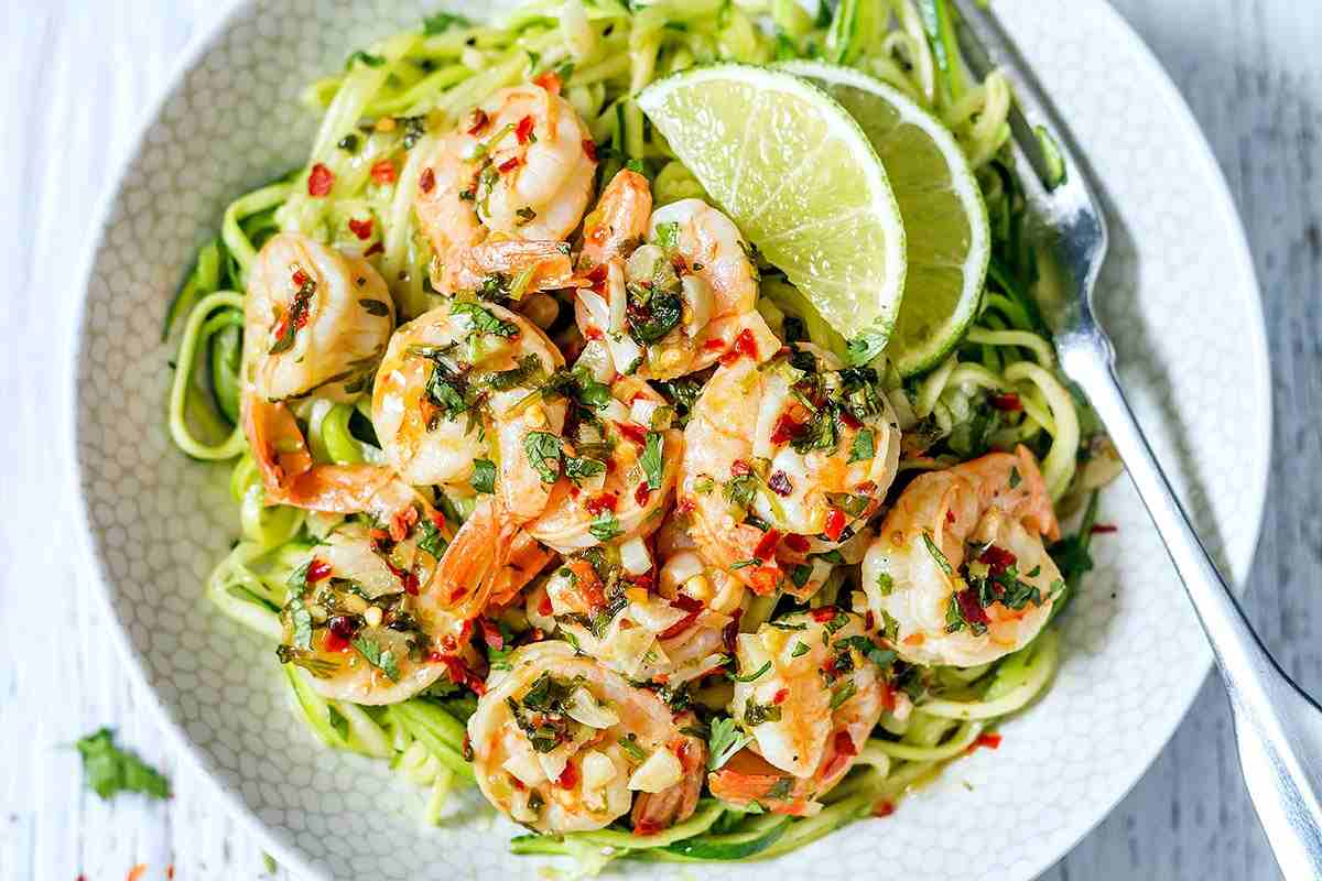 Prawn and Zucchini Pasta