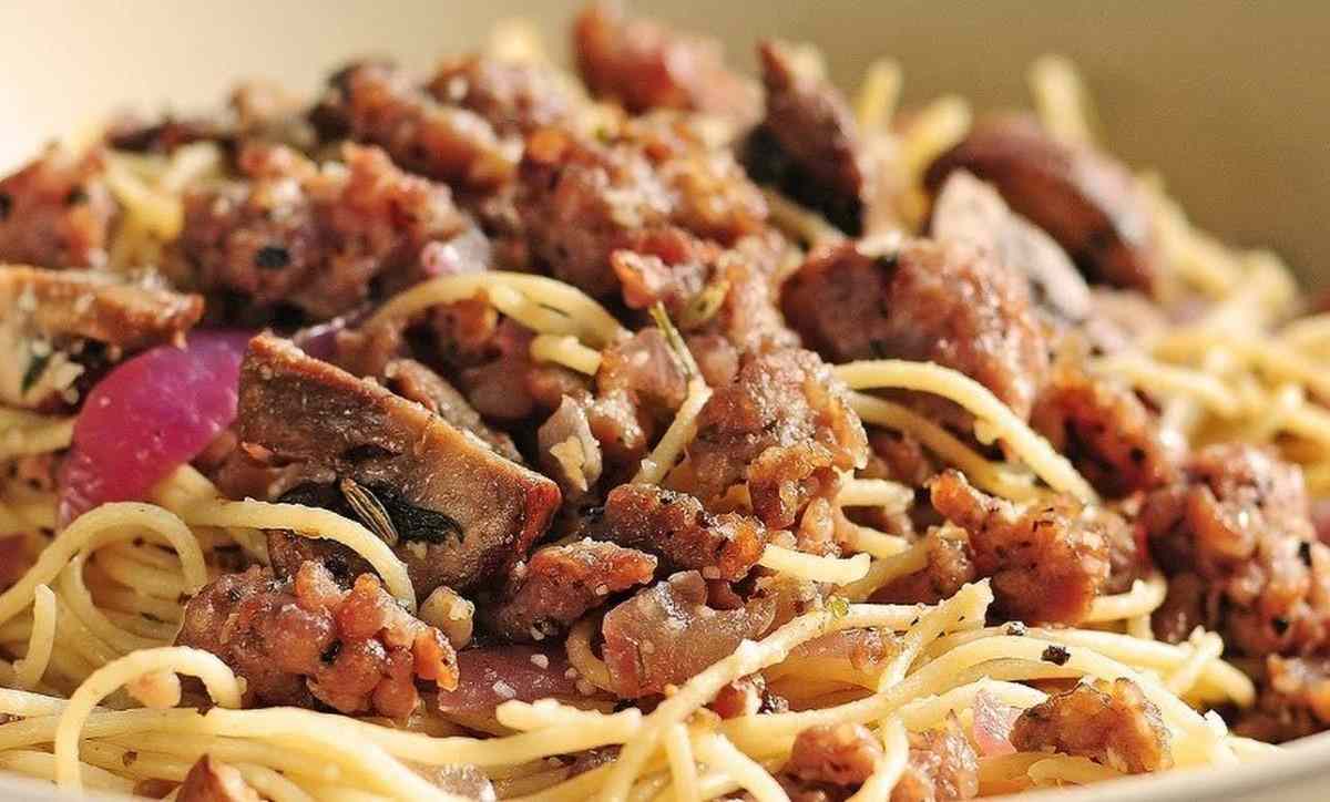 Kielbasa Angel Hair Pasta Recipe