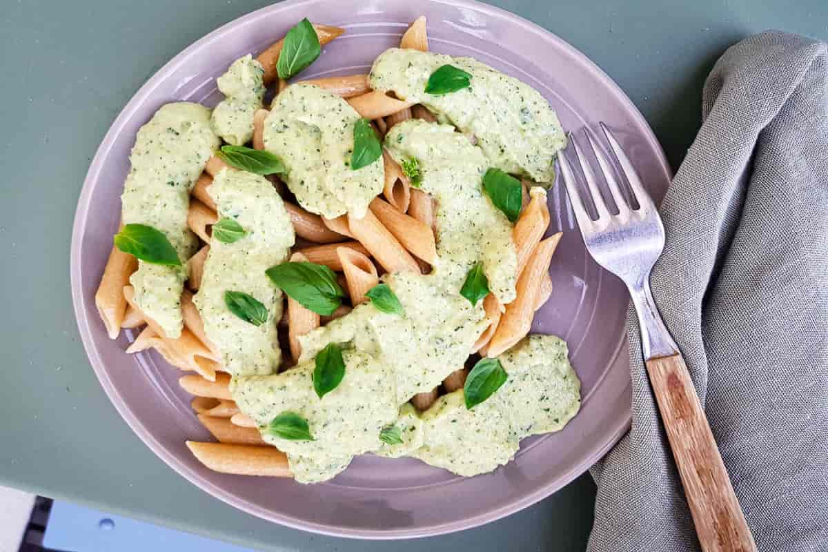 Delicious Creamy Zucchini Pasta