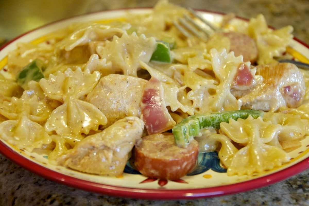 Kielbasa Angel Hair Pasta Recipe with Sausage