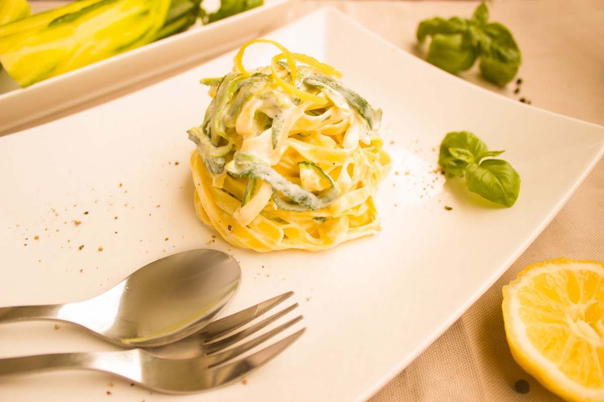 Lemon Butter and Zucchini Pasta Recipe