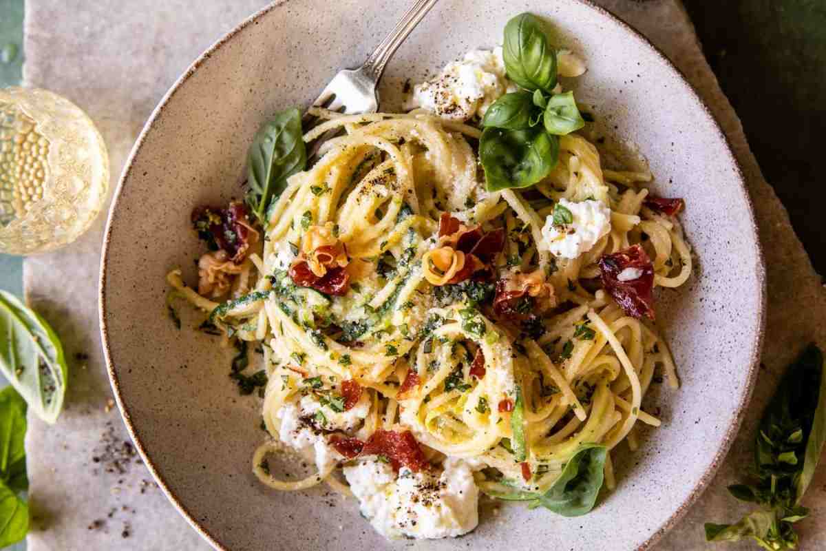 Pinch of Yum Pasta Recipe with Ricotta Cheese