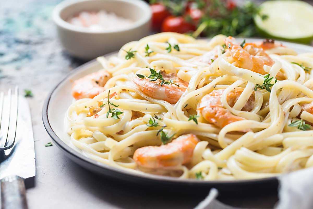 Creamy Mediterranean Angel Hair Pasta