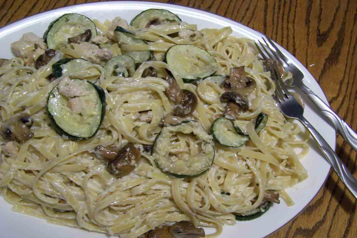 Pasta Recipe with Mushrooms and Cheese