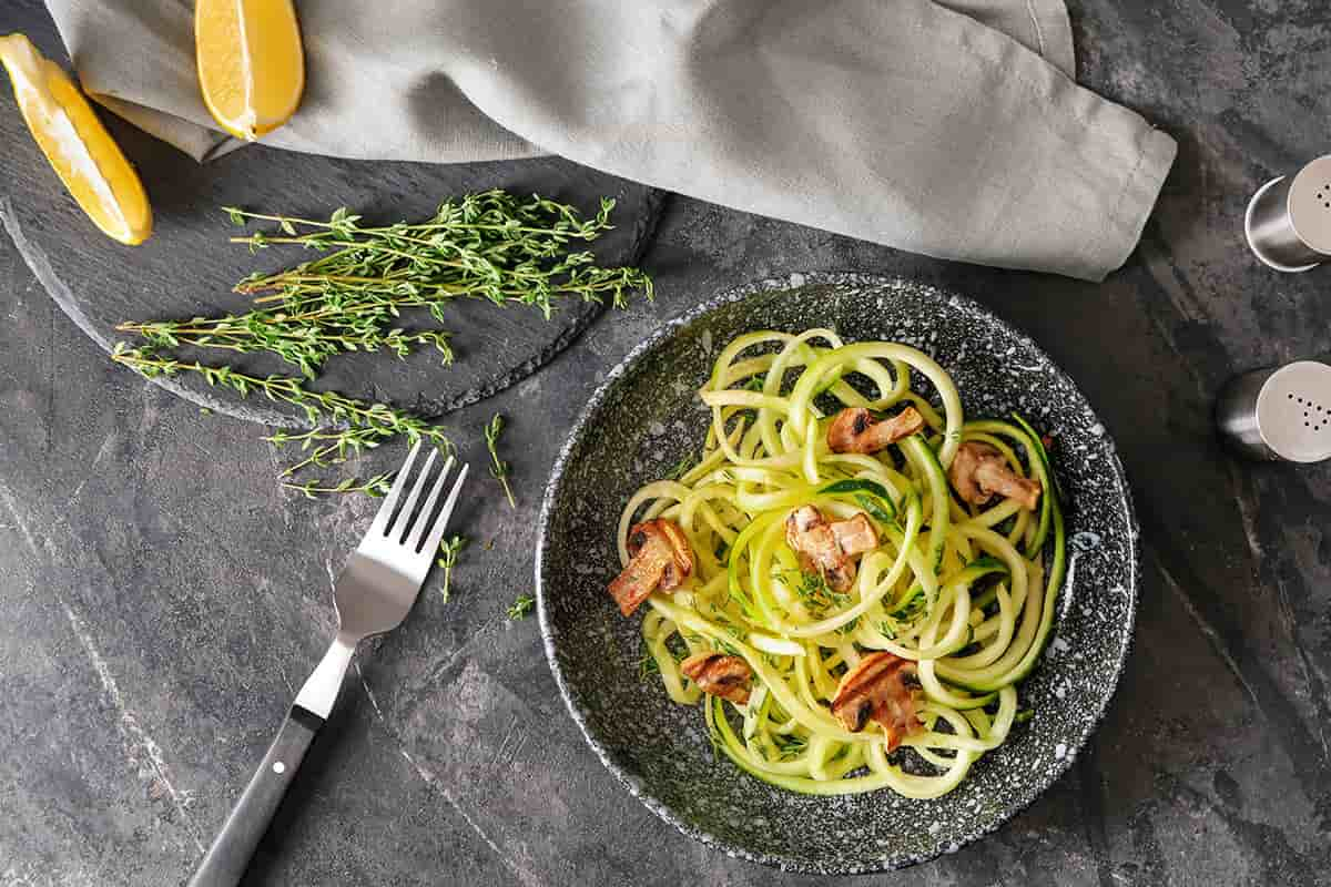 Pasta Recipe with Mushrooms and Cheese