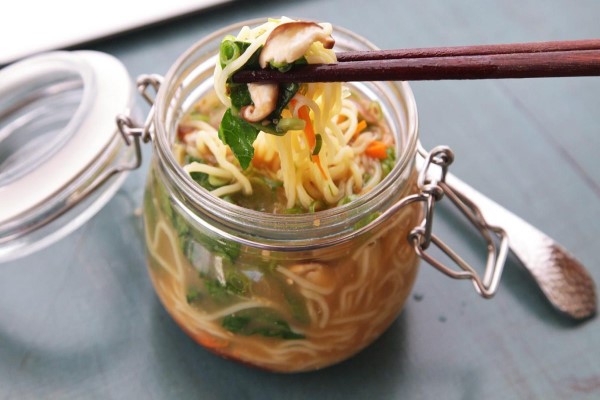 Canned Noodle Soup Jars Are Made of Glassware