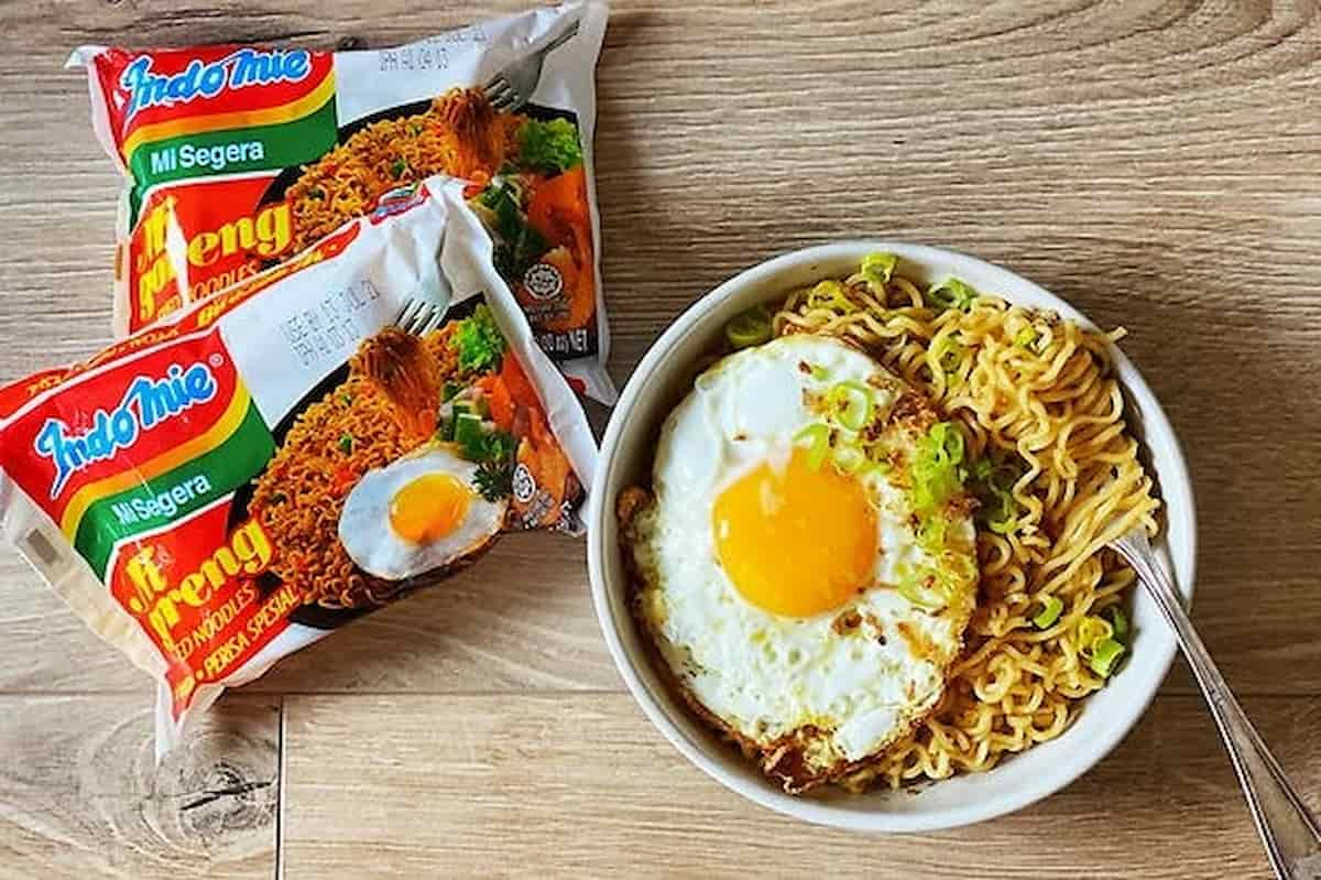  Carton Of Indomie Noodles; Hot Spicy Special Curry Onion Flavors Prevent Anemia 